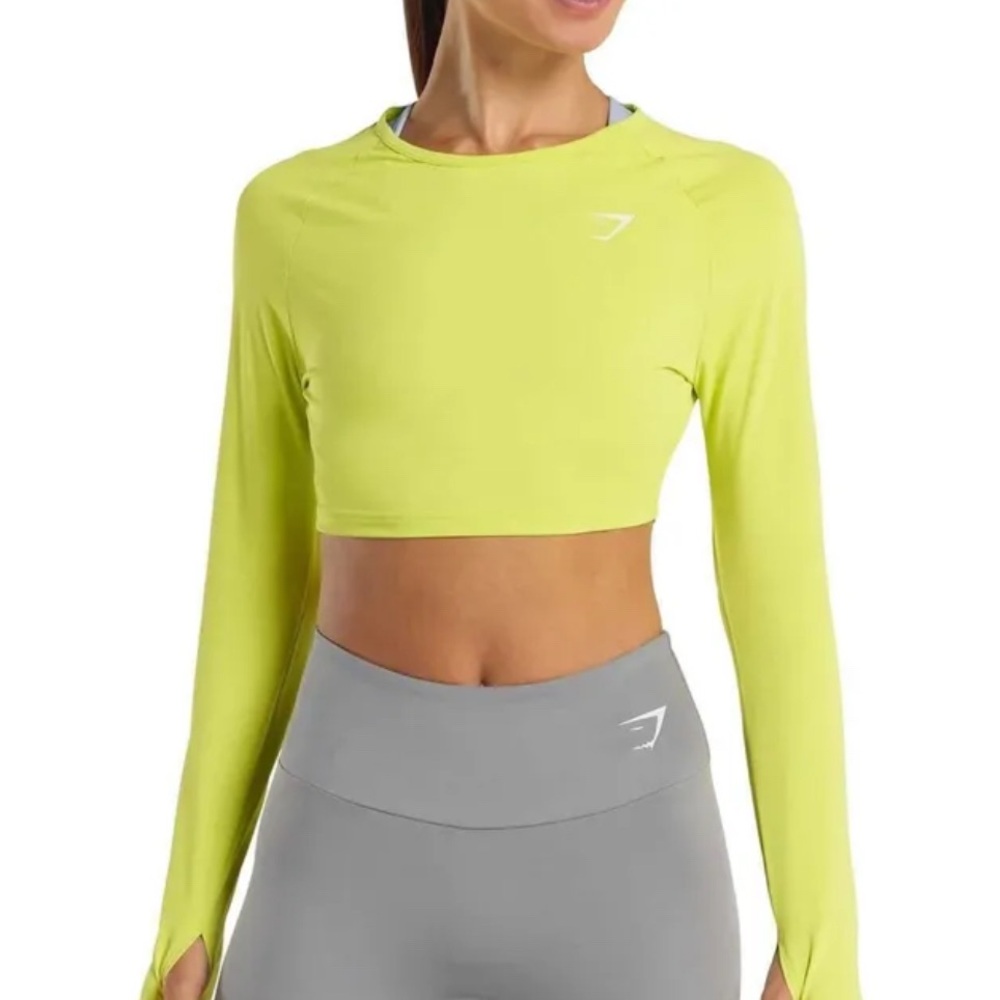 Gymshark Cropped Long Sleeve Women's Training Top